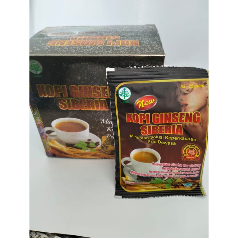 Gigikbunga Kopi Ginseng Siberia Solusi Stamina Pria Harga Untuk /Bungkus