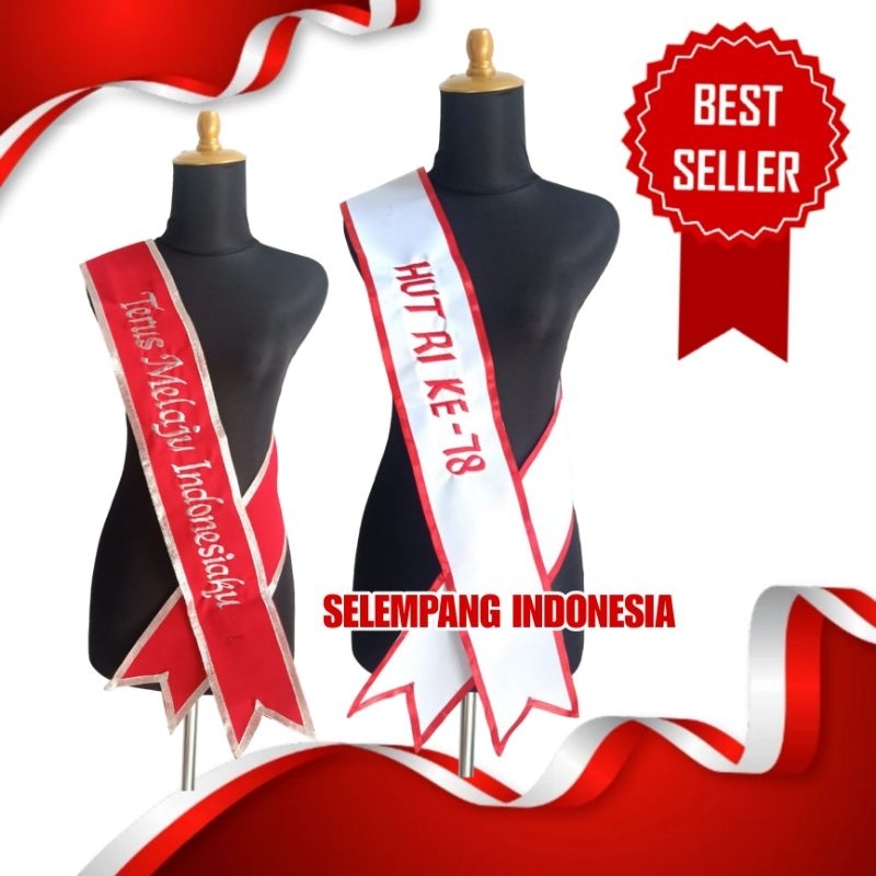 Selempang Wisuda BLUDRU / Sash wisuda/ Selempang Tahfidz / Slendang wisuda / Slempangwisuda