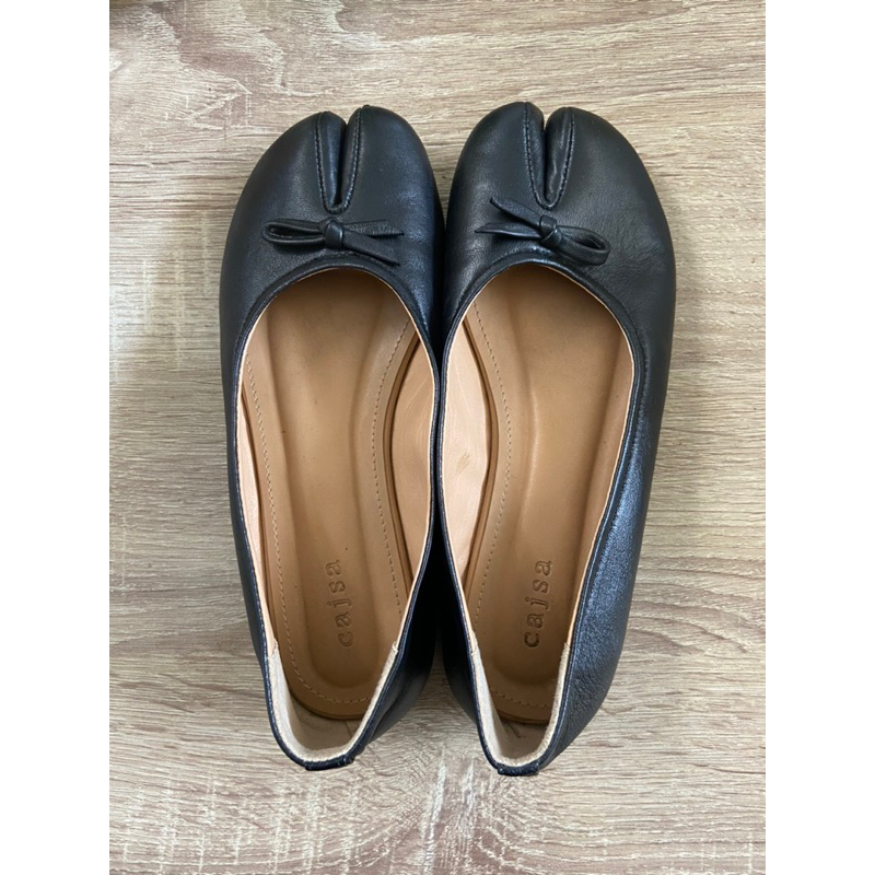 Aoki black tabi shoes - Cajsa