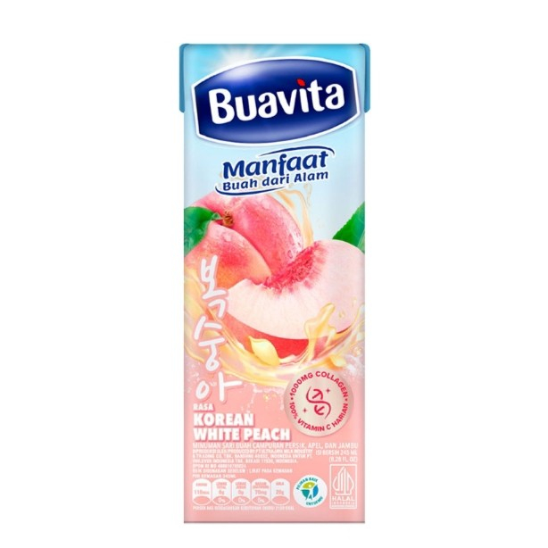 

Buavita jus Korean White peach 245 ml