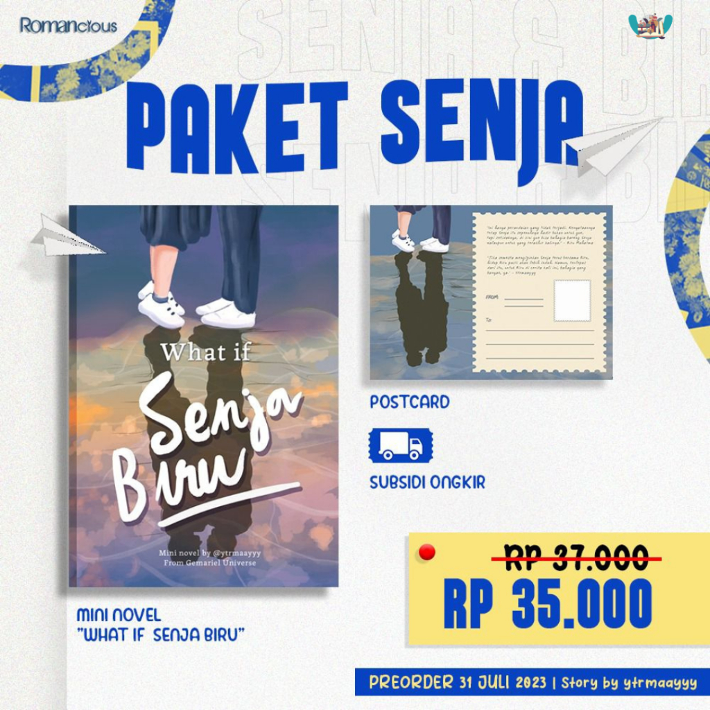 Mini Novel What If Senja Biru - LOVEABLE