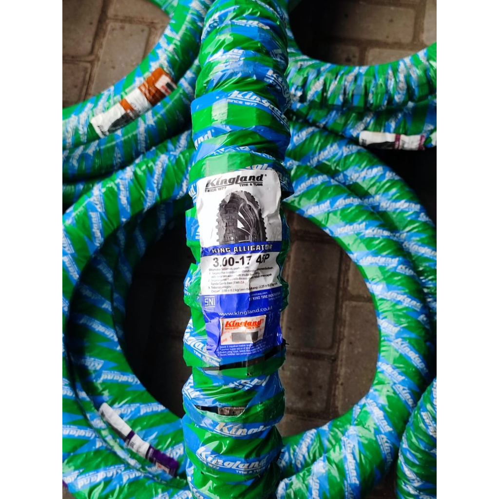 KINGLAND KING ALIGATOR Ban Motor Cross/Trail Ring 17 Tubetype 300-17 Trail/Kawasaki Ninja/Supra/Jupi