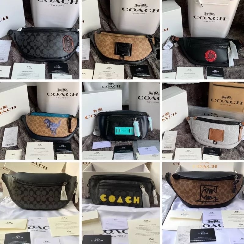 WAISTBAG COACH ORIGINAL / TAS PINGGANG COACH ORIGINAL / TAS COACH ORIGINAL FULLSET BOX
