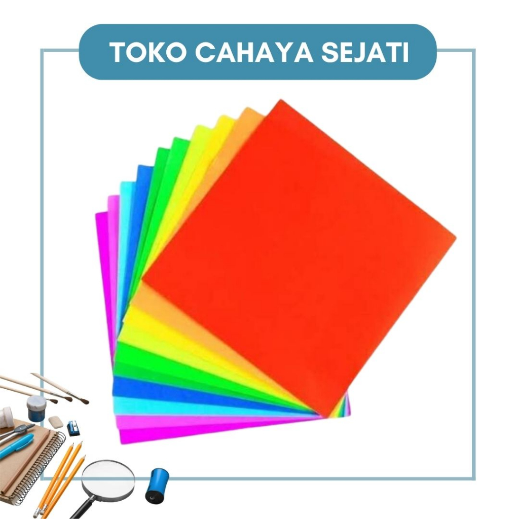 

Kertas Lipat / Kertas Origami / Kertas Warna Ogata Berbagai Ukuran