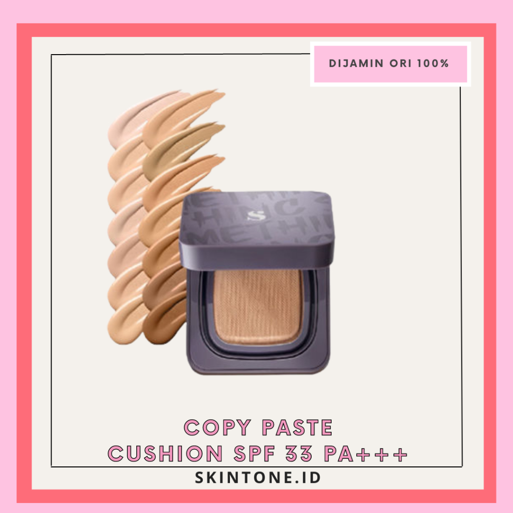 SOMETHINC COPY PASTE Breathable Mesh Cushion SPF 33 PA+++ - Tinted Sunscreen 50ml Glow Finish Tidak 