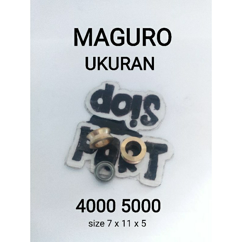 Bearing Line Roller Maguro Ukuran 3000 4000 1 pcs line Roller 1 pcs Bearing 4x7x2.5