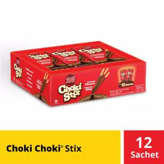 

CHOKI STIX ISI 12 PCS X 27 GRAM SNACK COKLAT STIK