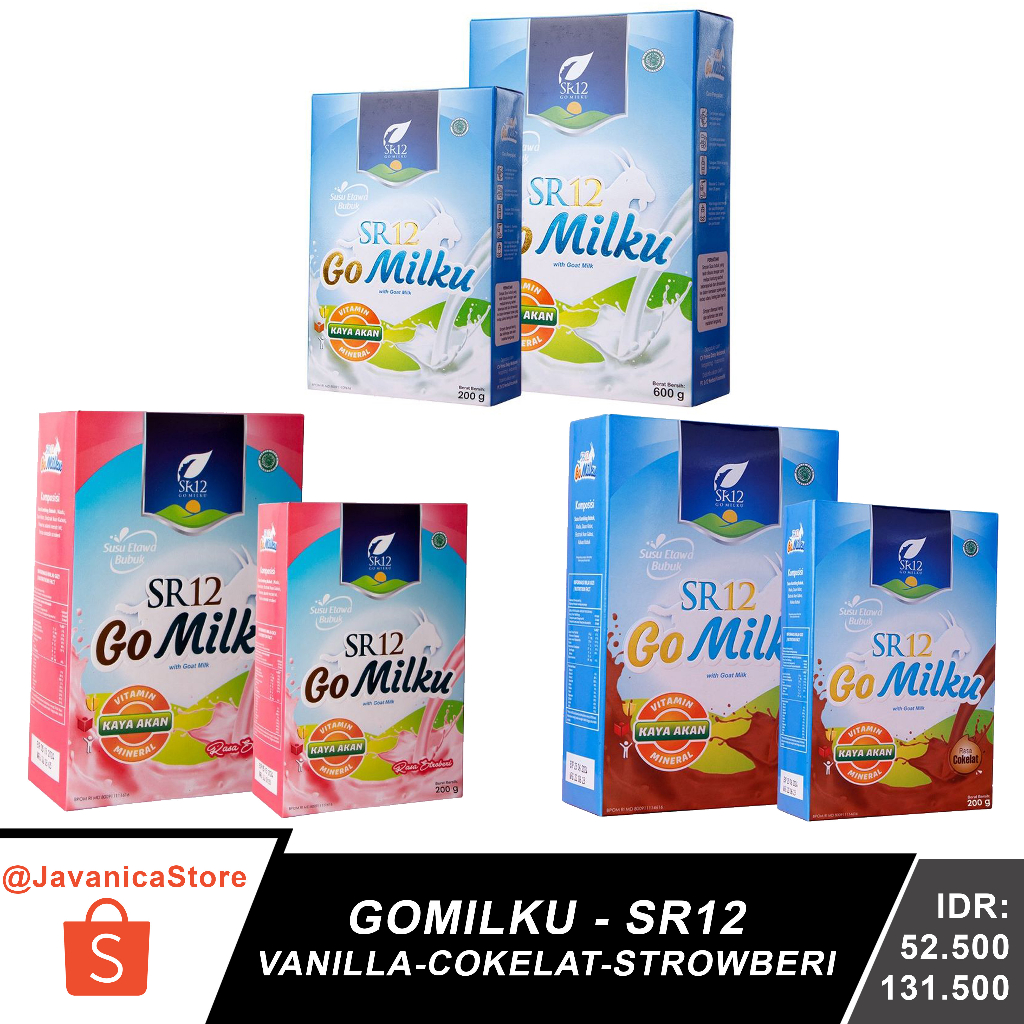 

Go Milku 200gr SR12 Halal Susu Kambing Etawa Premium Original Terlaris