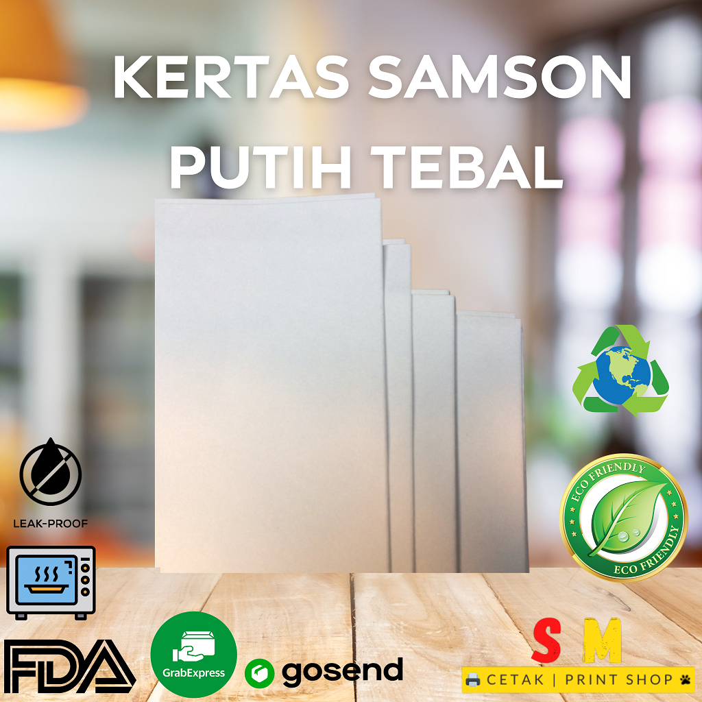 

Kertas Samson Putih Plano 102x120cm 80 GSM