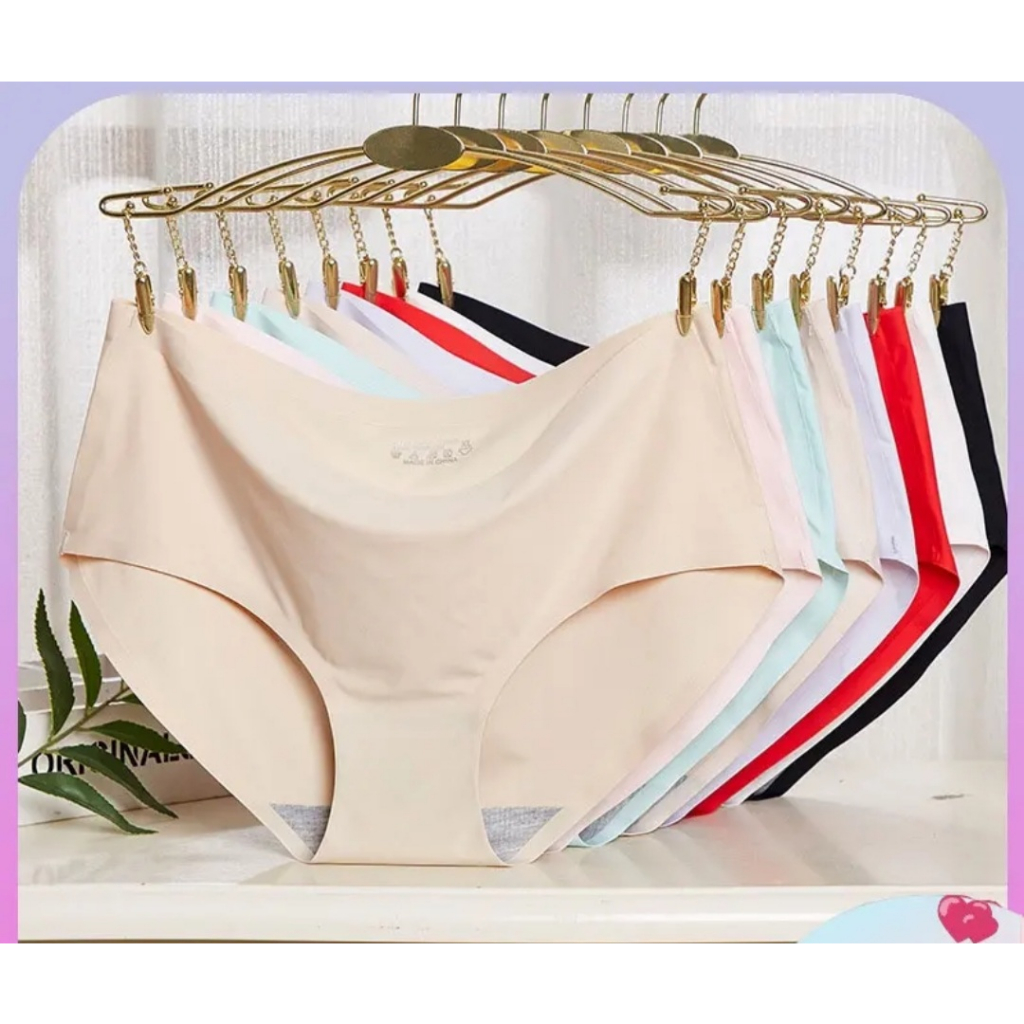 celana dalam wanita seamles 3pcs,6pcs,12pcs/celana dalam wanita import