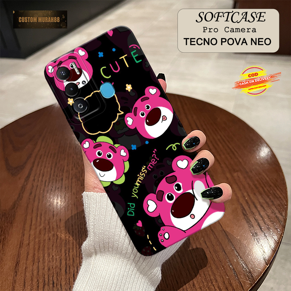 Case Tecno Pova Neo Terbaru - Fashion Case KARTUN - Casing Hp Tecno Pova Neo - Softcase Pro Camera T