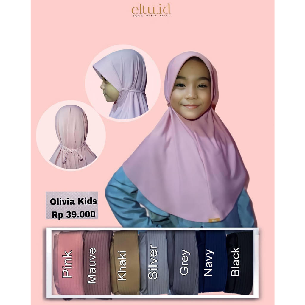 hijab instant Bergo  sekolah Anak by Eltu