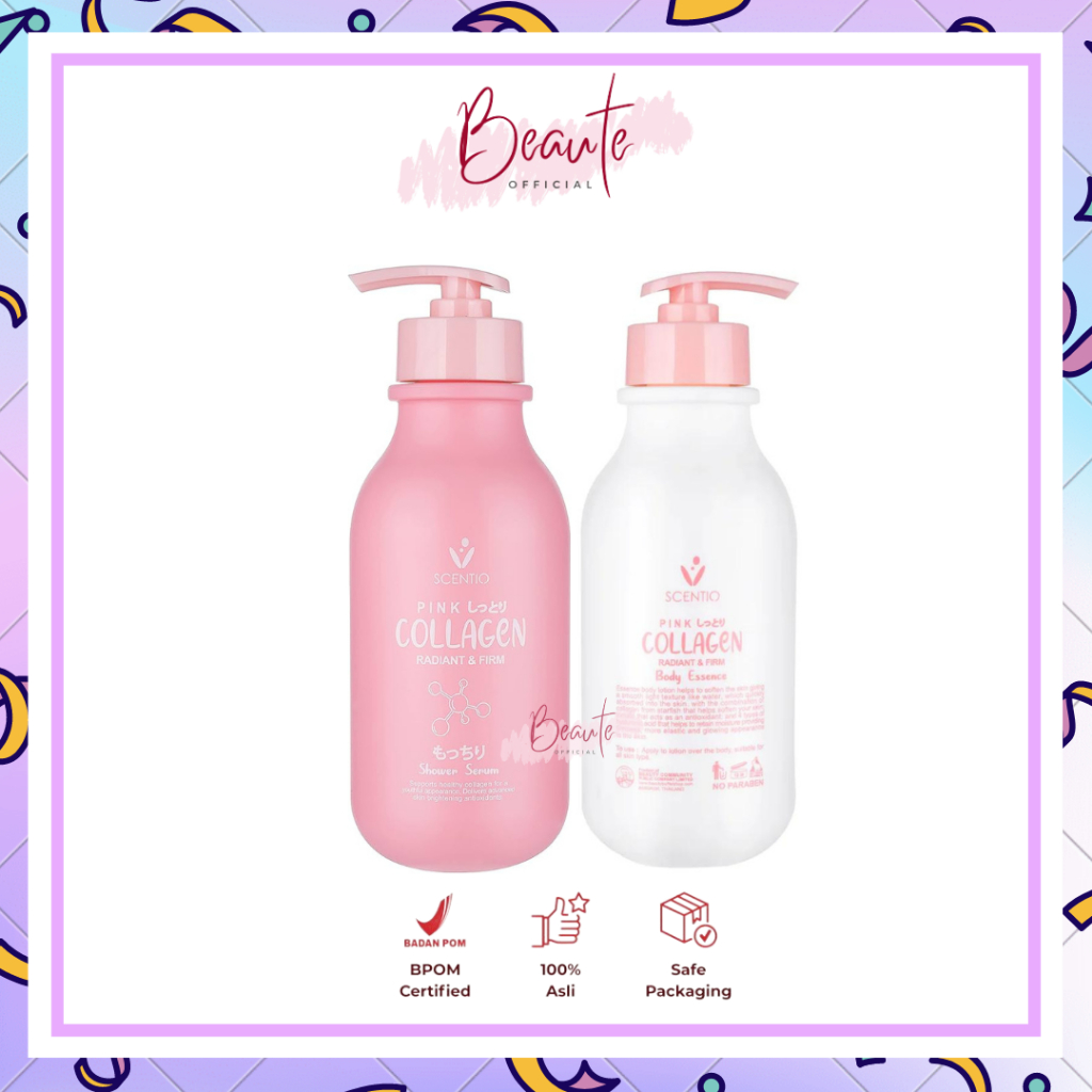 Scentio Pink Collagen Radiant & Firm Body Essence / Shower Serum