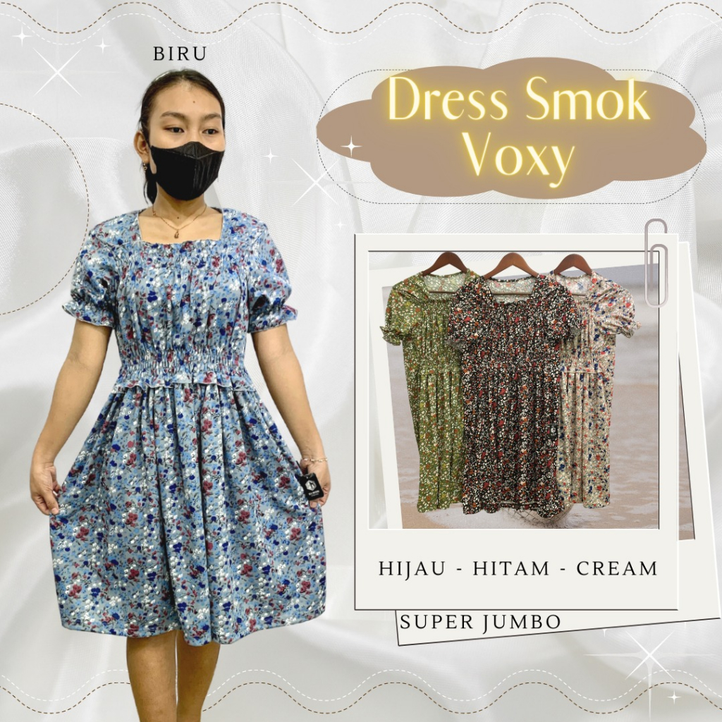 DRESS SMOKE BUNGA