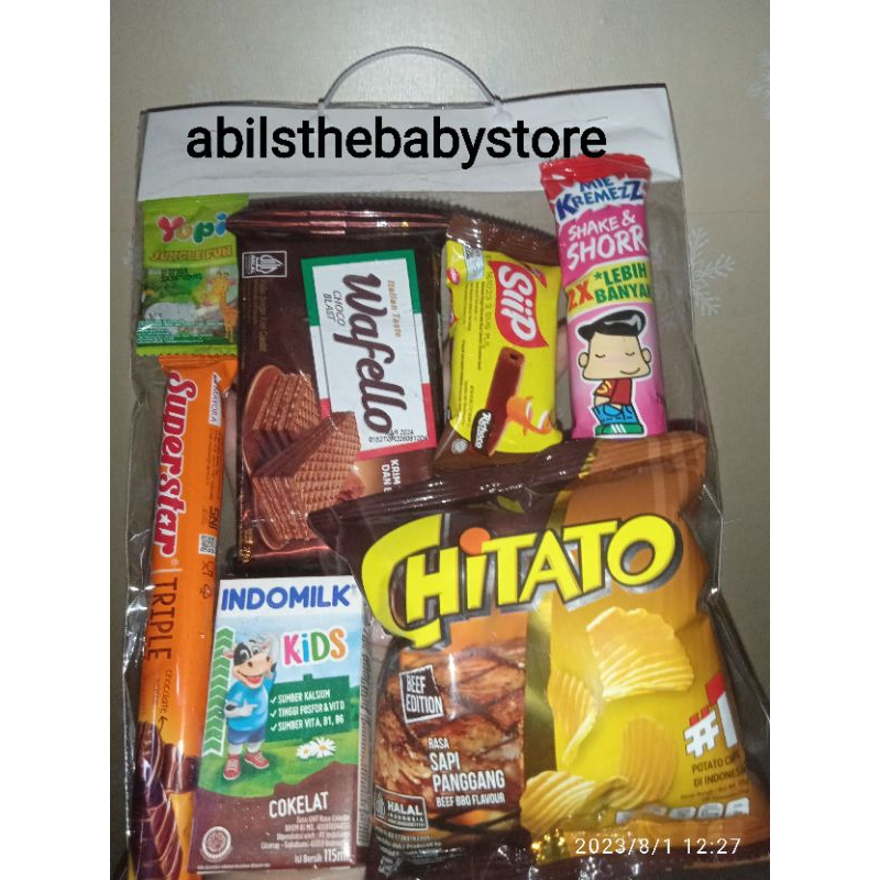 

Snack Ultah / Parcel Snack / Snack hampers / Hadiah Lomba