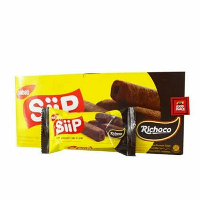 

Nabati Snack Siip 500 Rasa Coklat 5gr