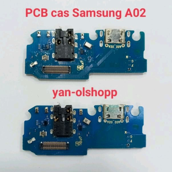 Papan cas PCB charger Samsung A02 ORI with ic