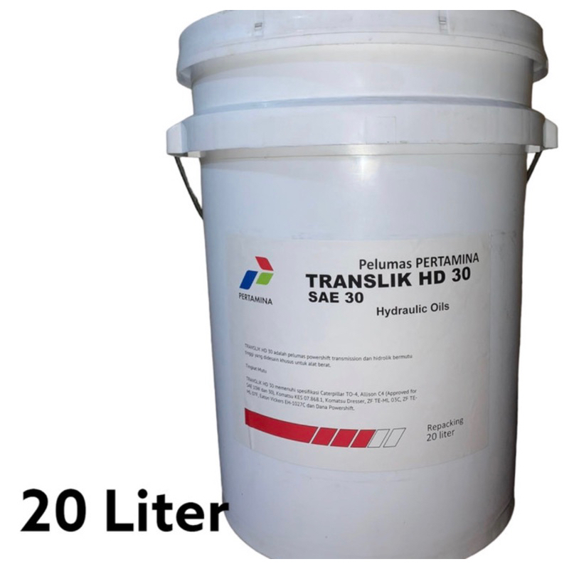 Oli Transmisi dan Hidrolik PERTAMINA TRANSLIK HD 30