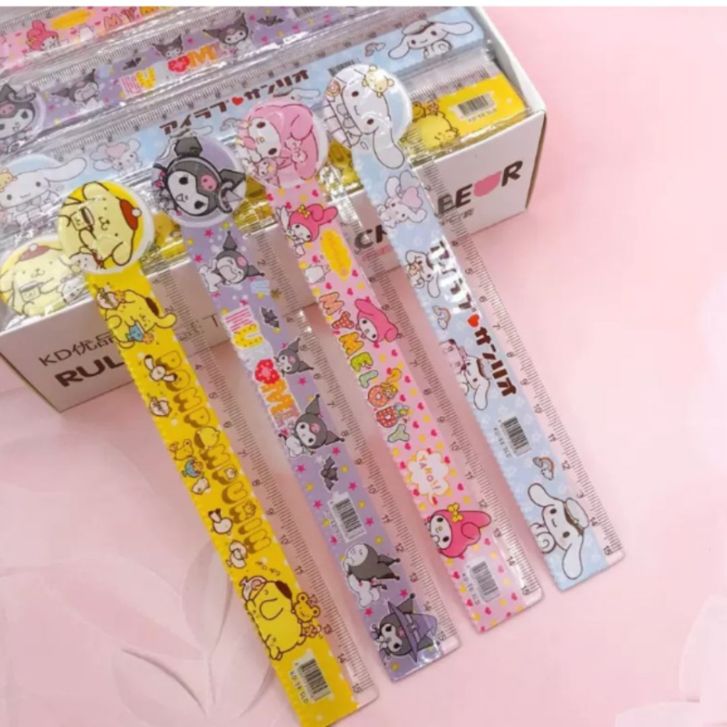

Ruler / Penggaris Motif / Penggaris Lucu Sanrio 15 cm