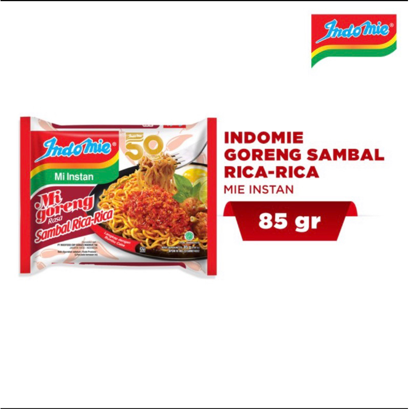 

Indomie goreng Sambal rica rica Paket 10 pcs