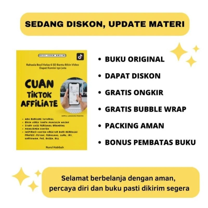 

Buku Cuan Tiktok Affiliasi