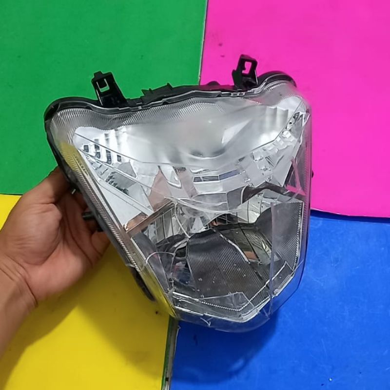reflektor lampu depan head lamp beat fi esp street 2016 2017 2018. ori