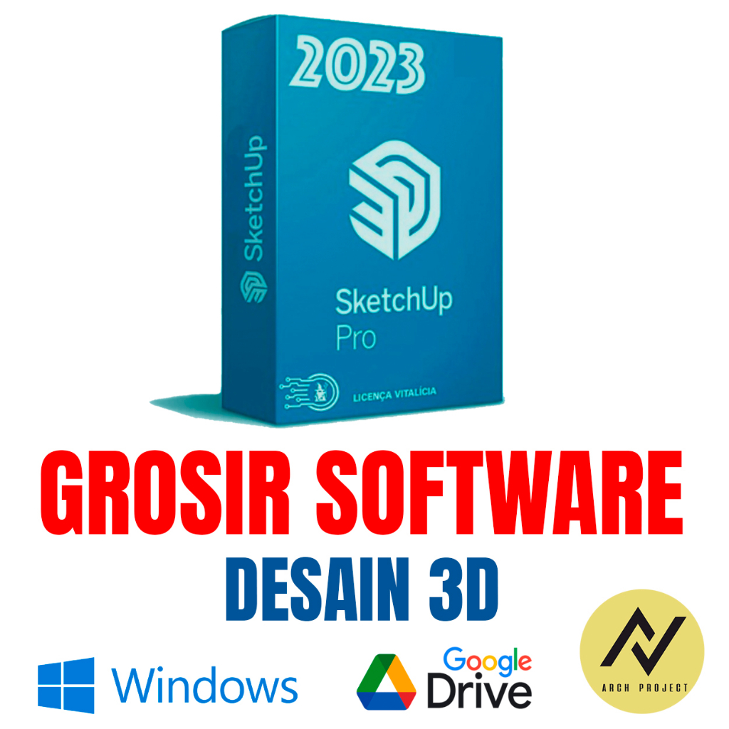 Software Desain 3D - Sketchup Pro 2023 Full Version Terbaru