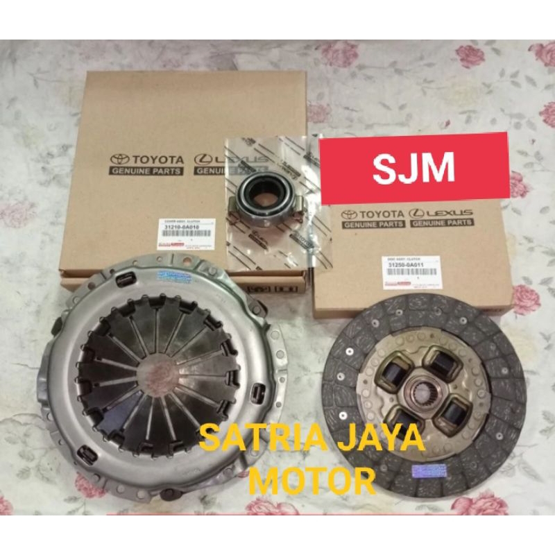 KAMPAS KOPLING SET TOYOTA YARIS VIOS GEN 2 2007-2012 ORIGINAL