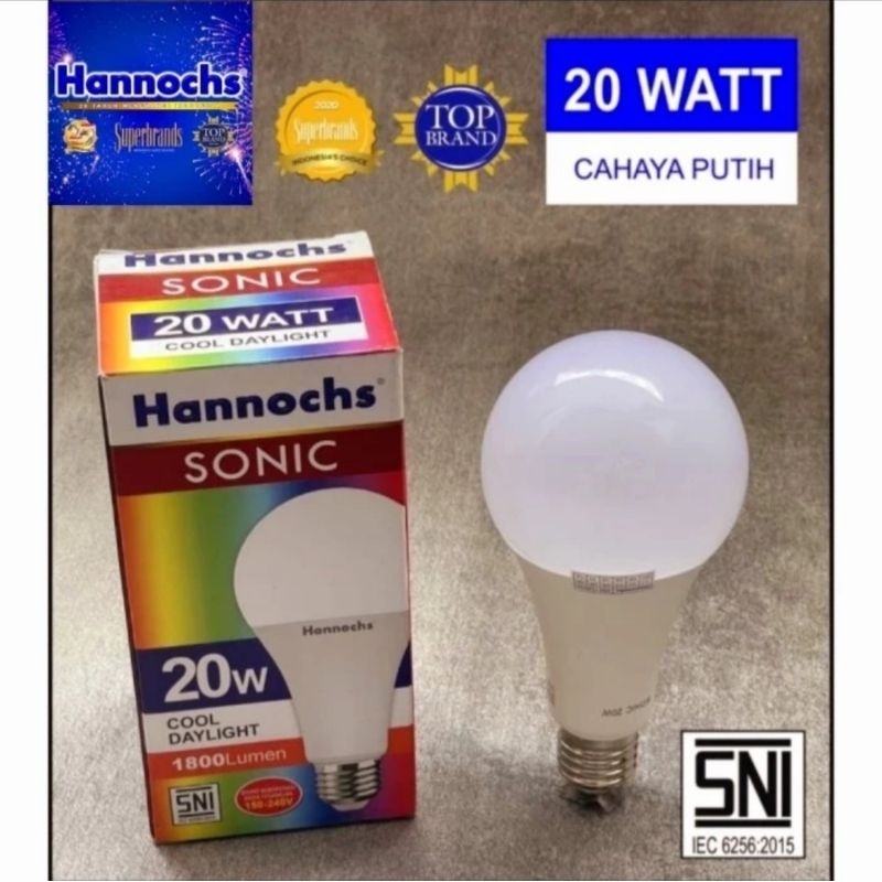 Lampu Led hannochs 20 watt/lampu led hannoch 20 watt cahaya putih