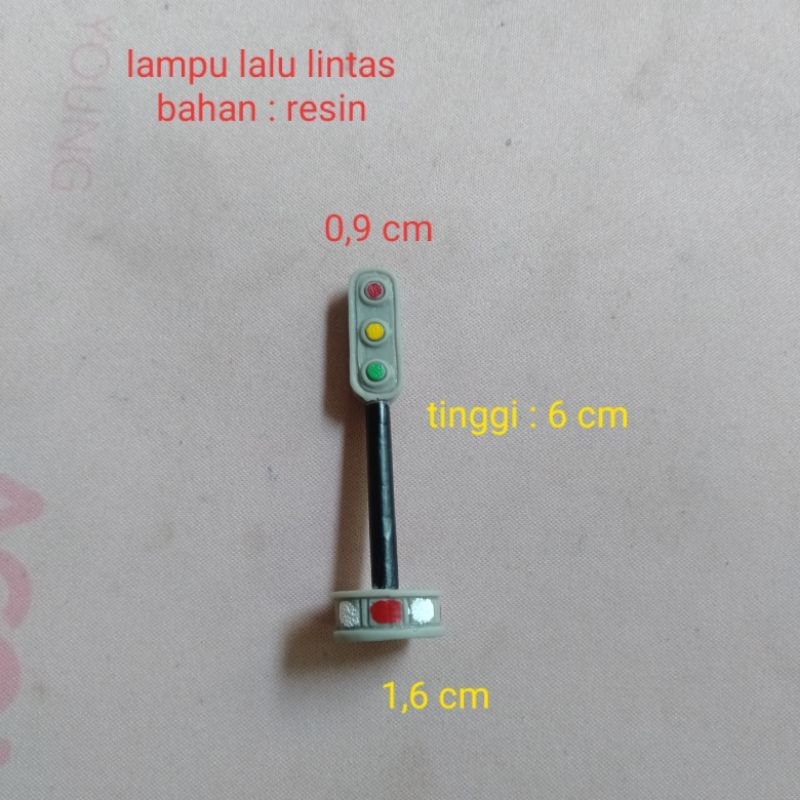Miniatur Lampu Merah Lampu Lalu Lintas