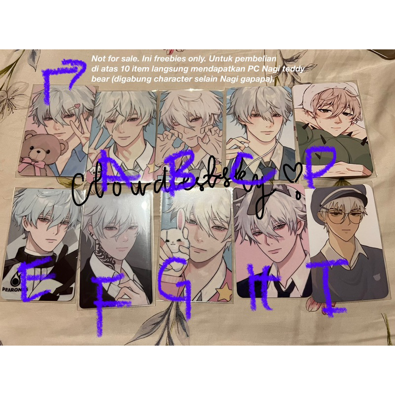 BLUE LOCK PHOTOCARD PHOTO CARD PC NAGI SEISHIRO ISAGI YOICHI OLIVER AIKU RIN ITOSHI MICHAEL KAISER I