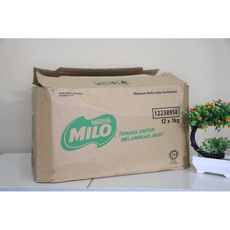 

NESTLE MILO MALAYSIA ORIGINAL 1kg - Selusin/Perkarton/Perkardus