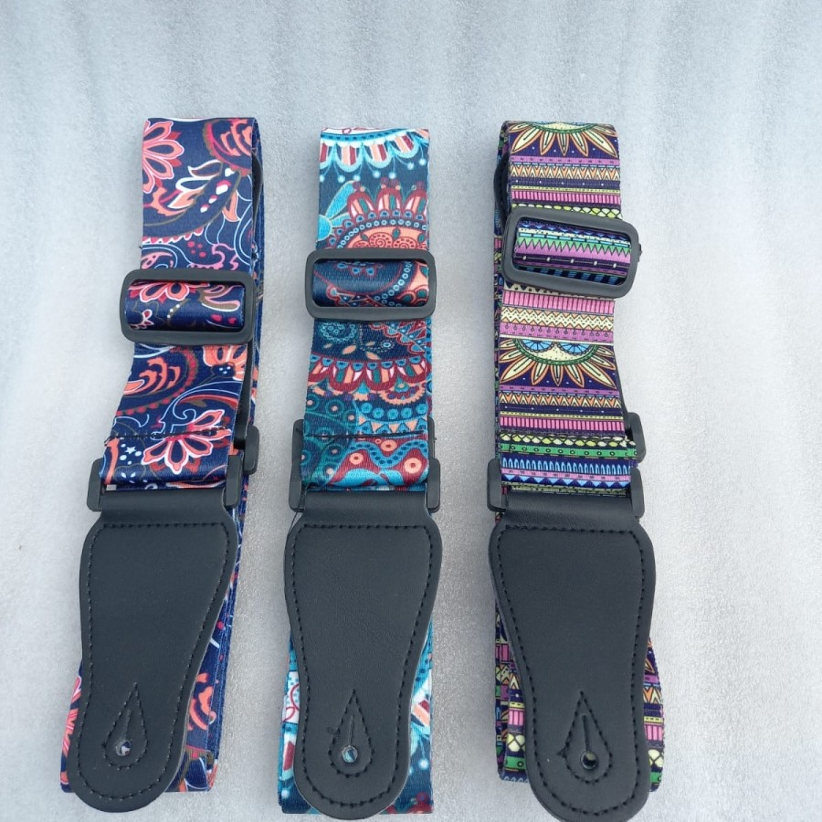 Sabuk Gitar Akustik Elektrik / Strap Gitar Bass Melody Elektrik Motif Harrier