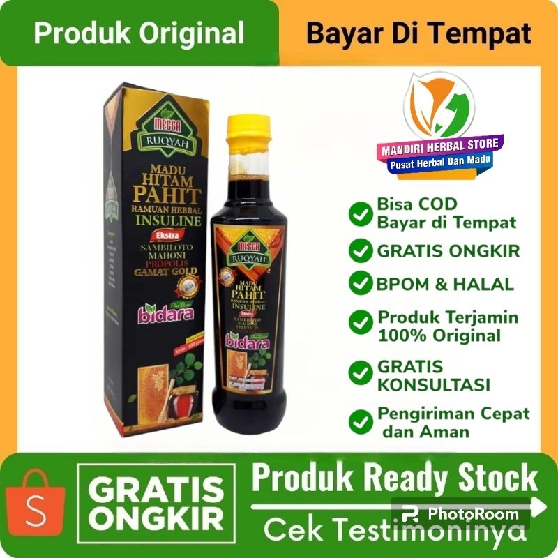 

Madu Hitam Pahit Mecca Ruqyah 500 gr