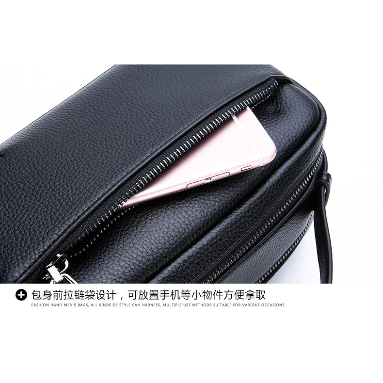 GARANSI Dompet Pria Kulit Tas Tangan Clutch Mewah Handbag Import Ori Dompet Cowok Besar Kekinian