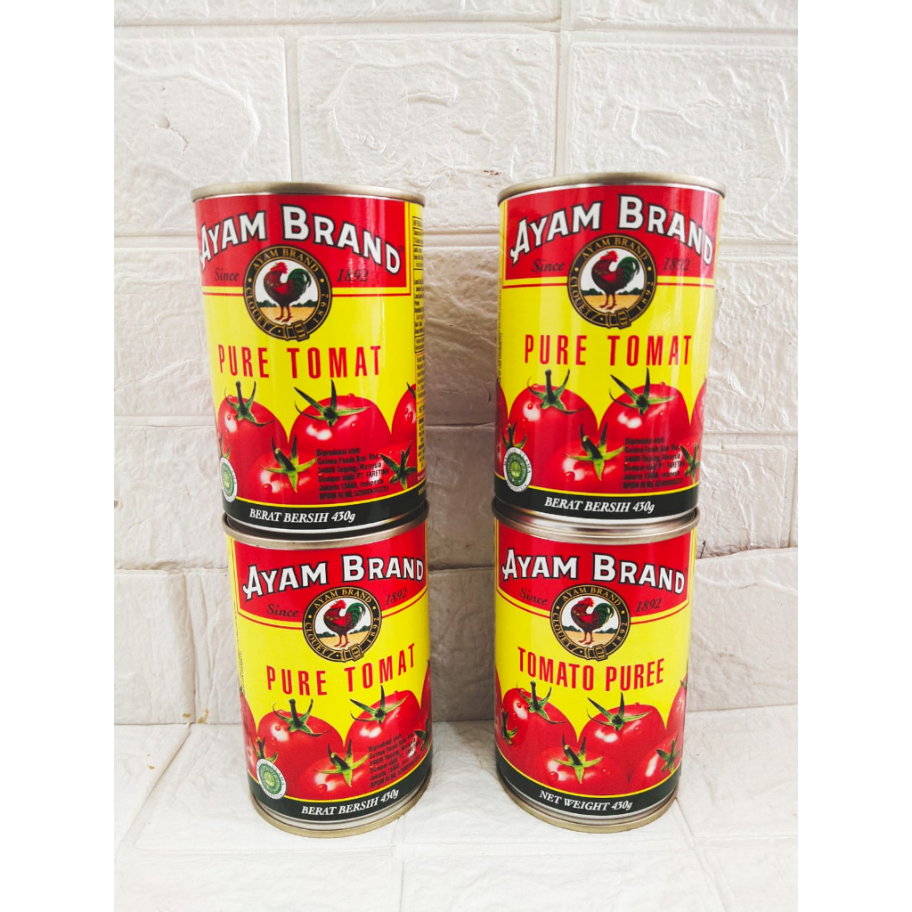 

AYAM BRAND TOMATO PUREE 430 GRAM