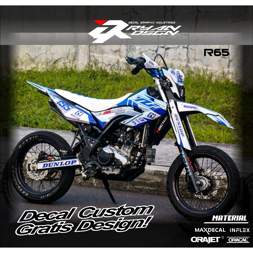 decal wr 155 full hologram pelangi