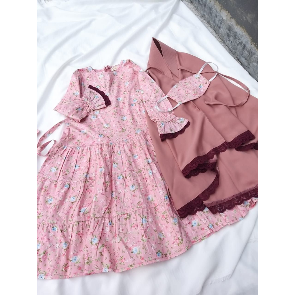 Gamis set Khimar Anak Karla Kids by Saila Albani