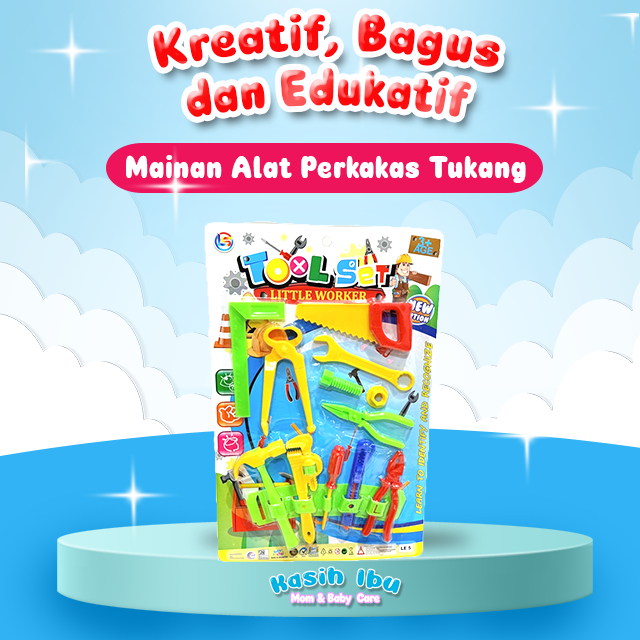 Mainan Anak Cowok Mainan Anak Laki-Laki Alat Perkakas Tukang Mainan Murah Mainan Alat Perkakas Anak 