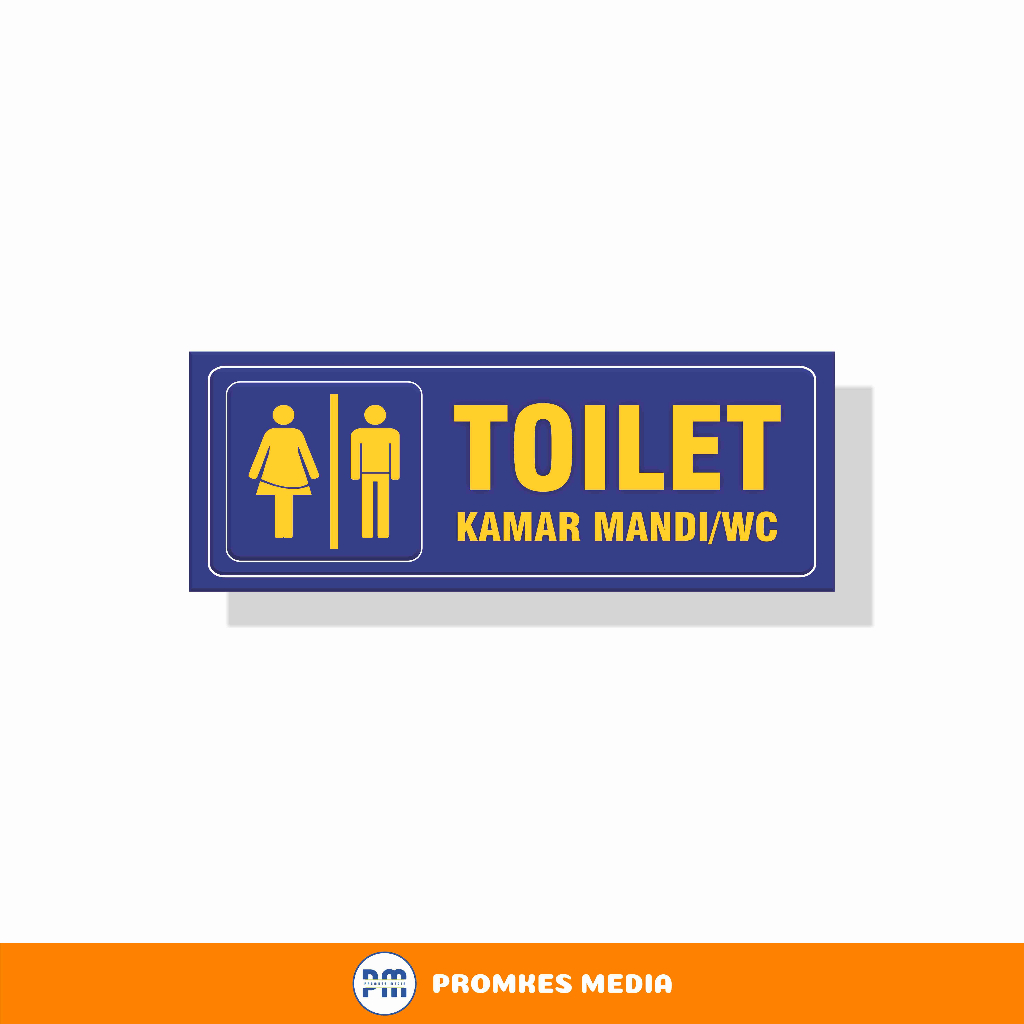 Sign  Toilet : Kamar Mandi : WC Stiker