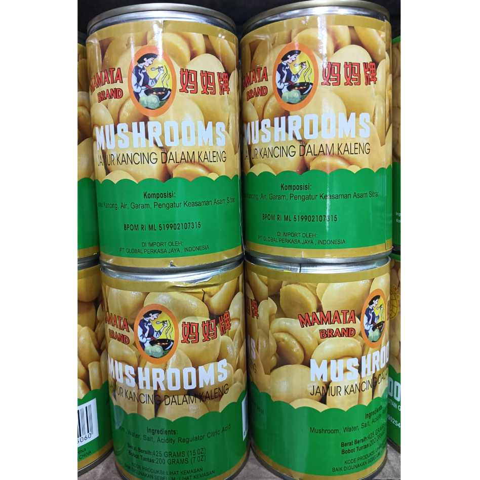 

Mamata Brand Mushrooms (Jamur Kancing Dalam Kaleng) 425gr