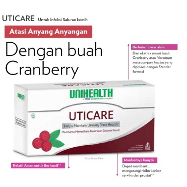 Suplemen Anyang Anyangan Cranberry Alami UTICARE Unihealth