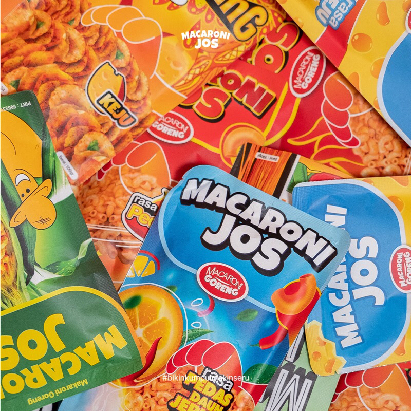 

Snack Makaroni Renyah dan Gurih Aneka Rasa 100gr by Macaroni Jos