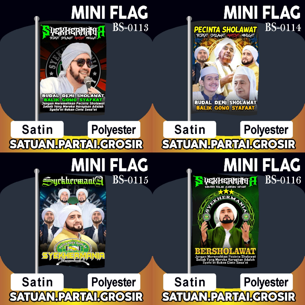 PROMO CETAK BENDERA PRINTING SYEKHERMANIA V27/DESAIN BENDERA SYEKHERMANIA TERBARU/BENDERA SYEKHERMAN