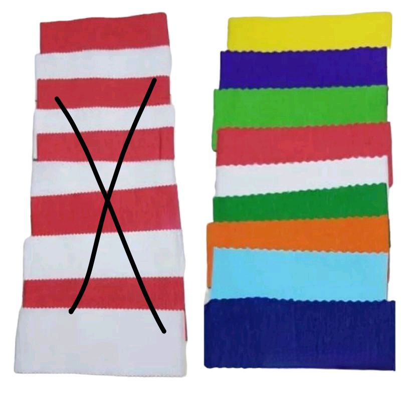 

Kertas Krep potongan krep renda