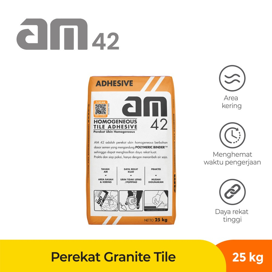 AM 42 - SEMEN PEREKAT GRANIT TILE 25kg Tile Adhesive Semen Granit