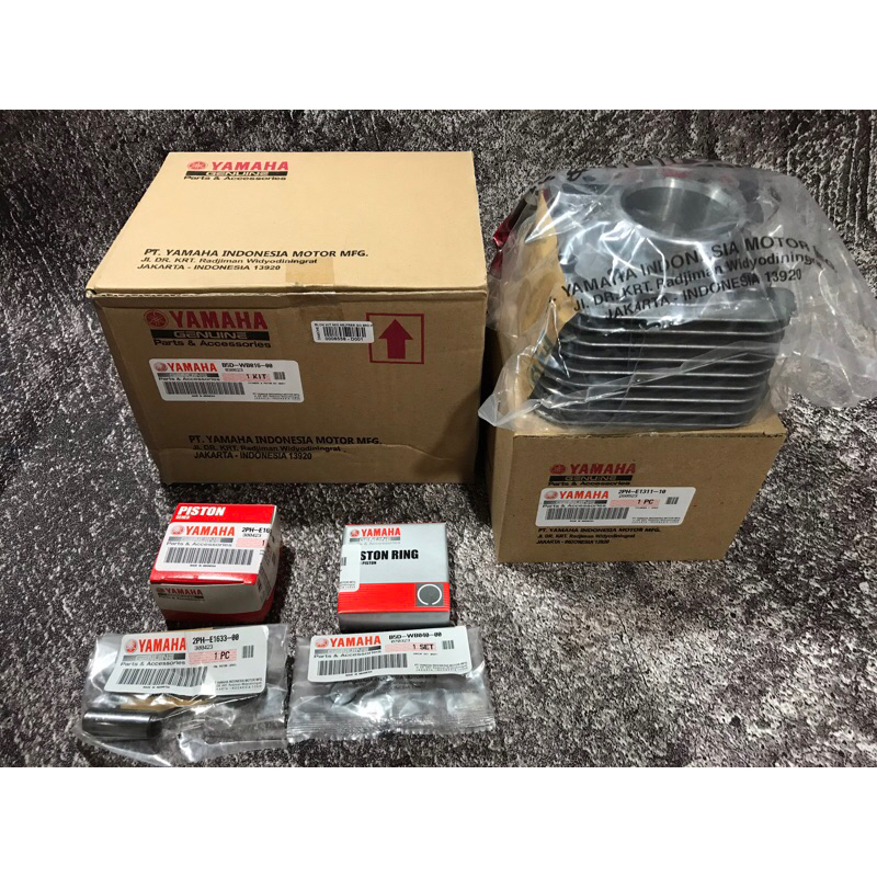Blok + 1 Set Piston Mio M3 Mio S Mio Z Gear 125 Freego 100% Original Yamaha