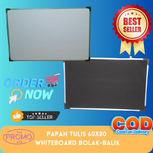 

PROMO MURAH! 60X80 PAPAN TULIS BOLAK-BALIK TANPA SPIDOL & PENGHAPUS