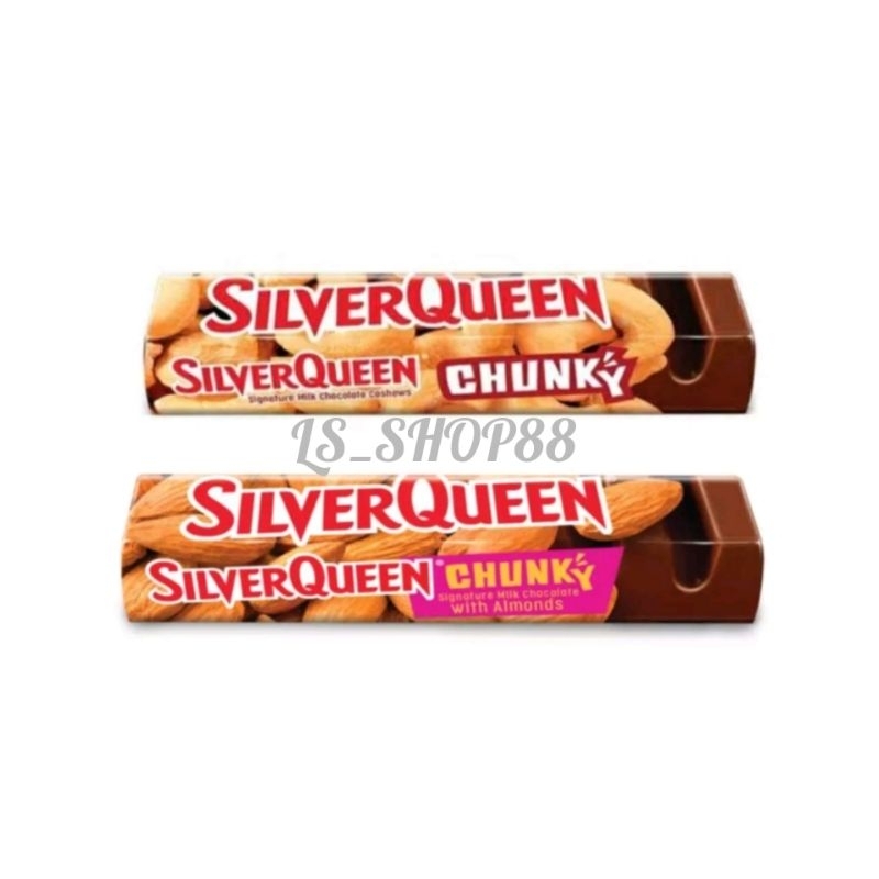 

Silver Queen Chunky Bar 26gr Cashew // Almond