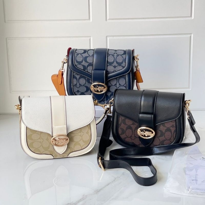 CB015 Tas Selempang Wanita Coach Saddle Mini Sling Bag